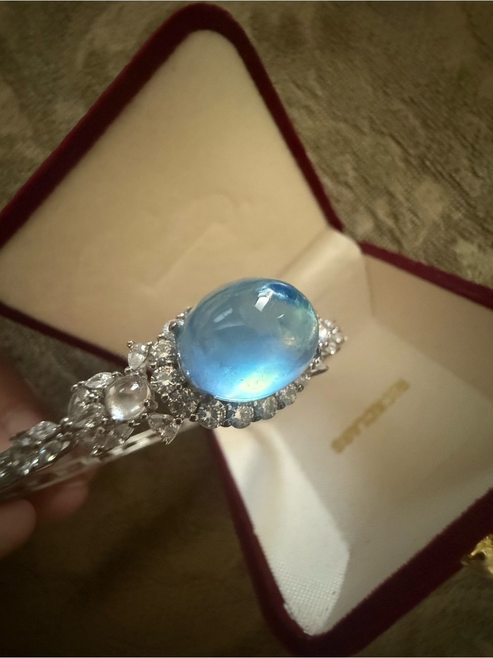 Aquamarine Sterling Silver Bracelet